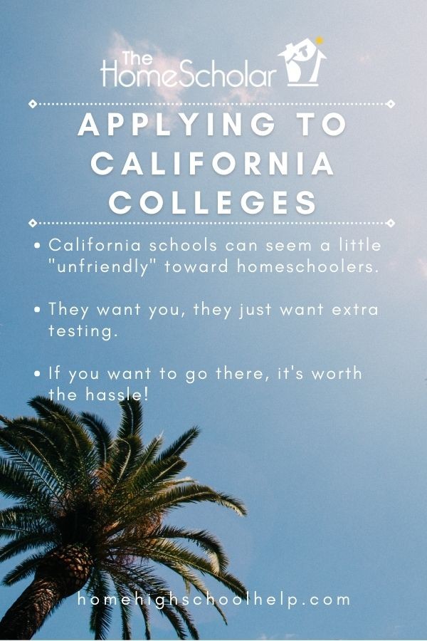 Applying to California Colleges