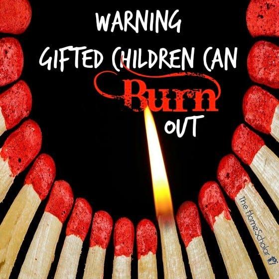Warning Gifted Children Can Burn Out