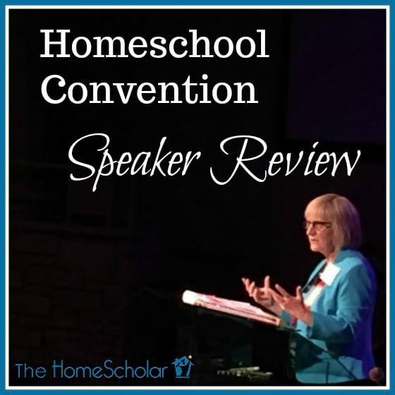 Homeschool Convention Speaker Review