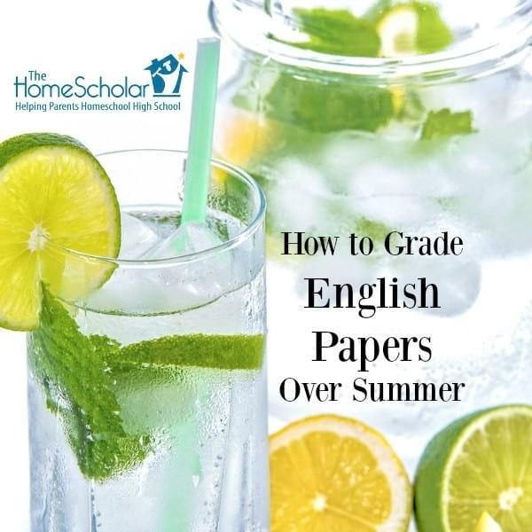 How to Grade English Papers over Summer