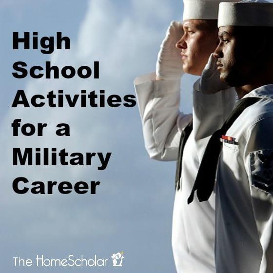 High School Activities for a Military Career
