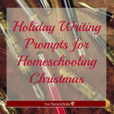 Holiday Writing Prompts for Homeschooling Christmas