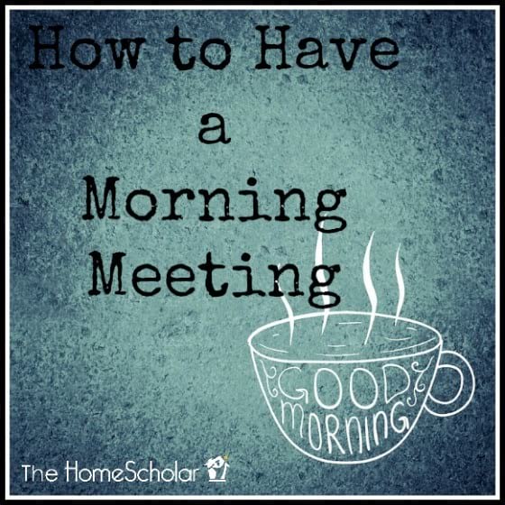 How to Have a Morning Meeting