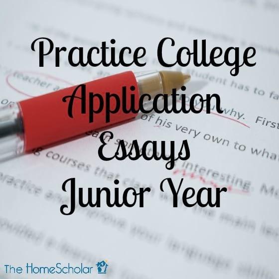 How to write a high school application essay junior