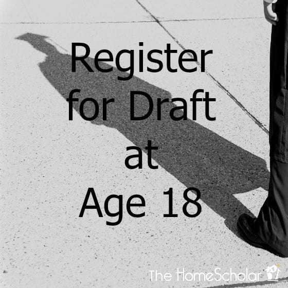 Register for Draft at Age 18