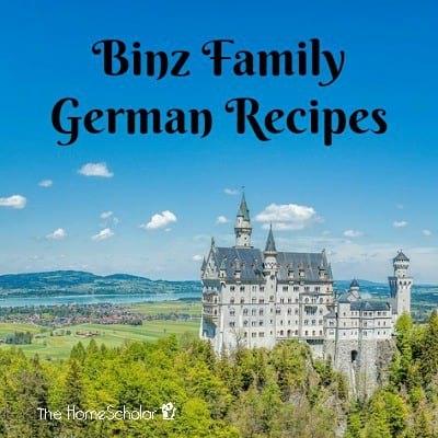 Binz Family German Recipes