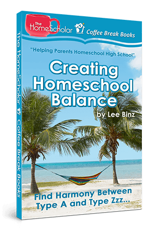 creating homeschool balance 3d book cover