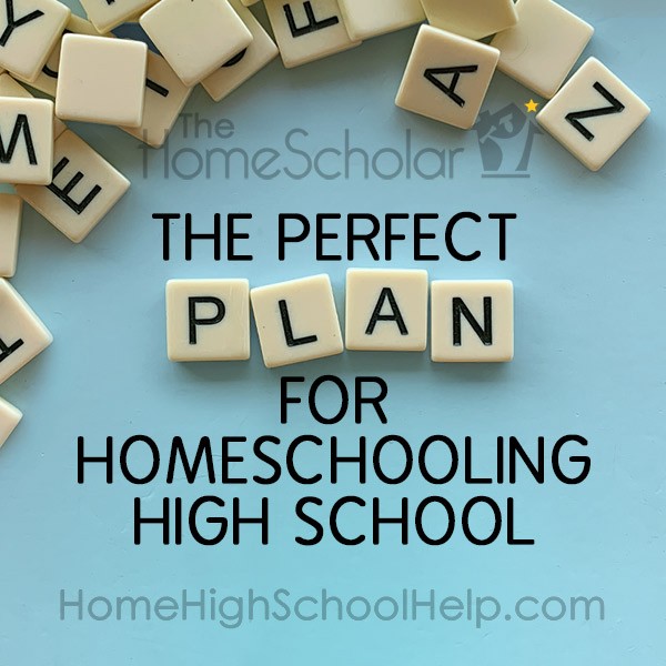 perfect homeschool plan for high school title