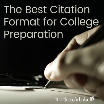 The Best Citation Format for College Preparation