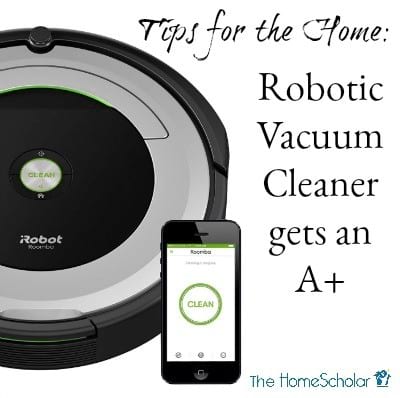 Tips for the Home: Robotic Vacuum Cleaner gets an A+