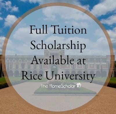 Full Tuition Scholarship Available at Rice University