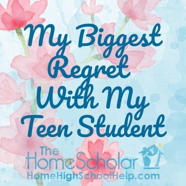 My Biggest Regret with My Teen Student