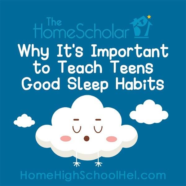 Good sleep habits