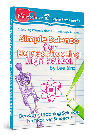 simple science for homeschooling high school 3d book cover