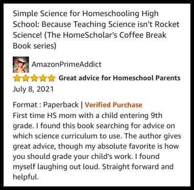 simple science for homeschooling high school amazon review