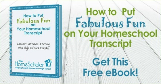How to put fabulous fun on your homeschool transcript