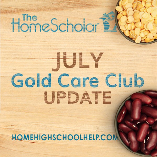 july gold care club update title