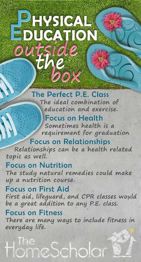 homeschool PE credits infographic