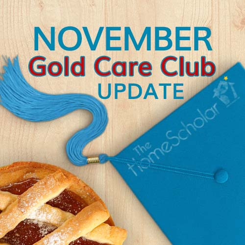 November Gold Care Club Update