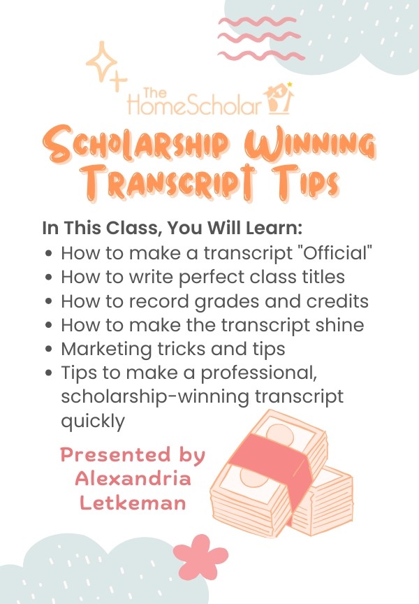 Scholarship Winning Transcript Tips