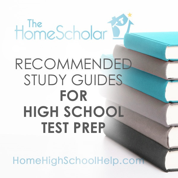Recommended study guides for high school test prep