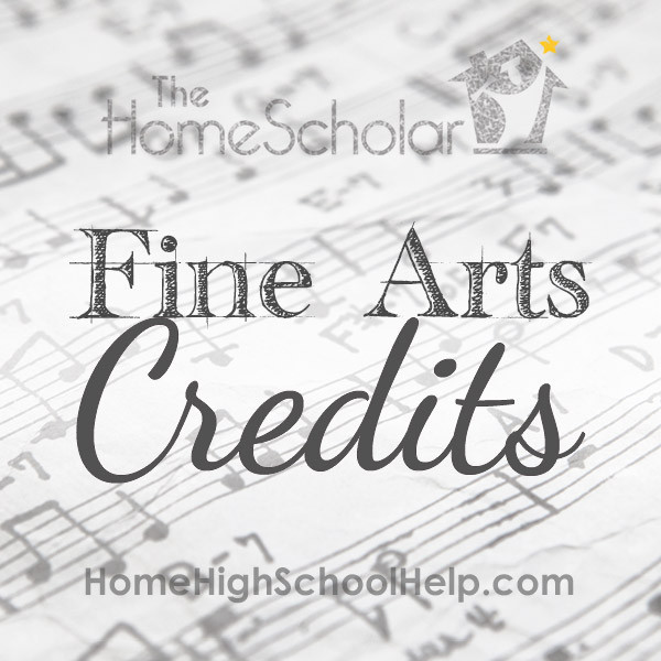 homeschool fine arts credits text