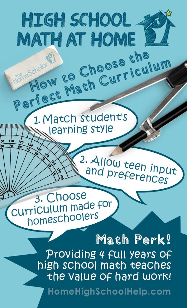 homeschool high school math pin