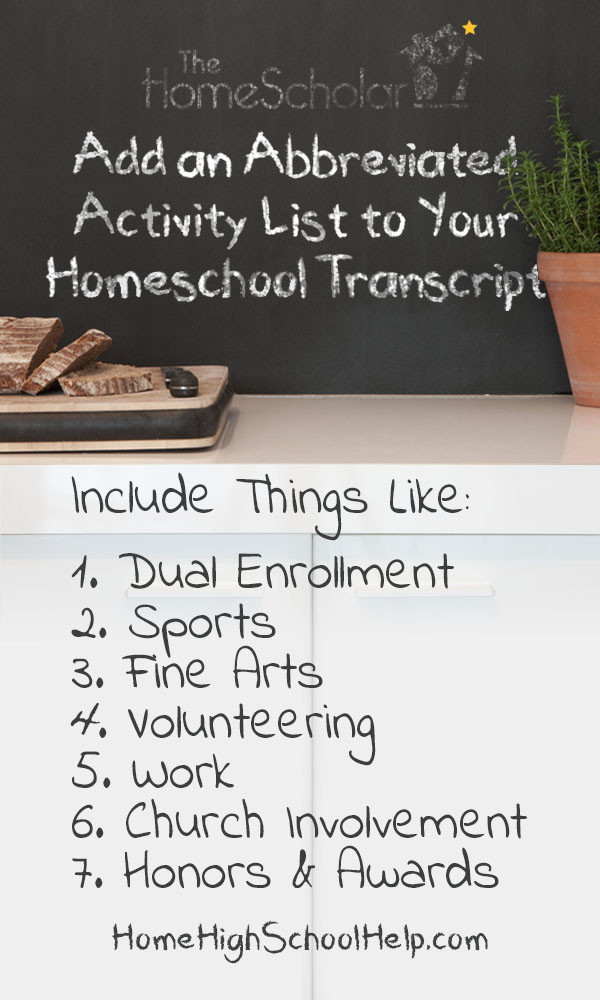 homeschool transcript pin