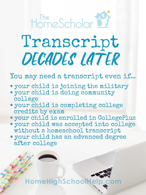 making a transcript decades later is stressful homeschool tips homeschool transcript