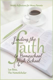 finding the faith to homeschool high school weekly devotional for homeschool moms 2D