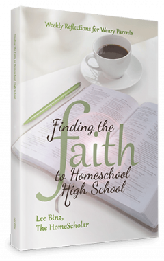 finding the faith to homeschool high school weekly devotional for homeschool moms 3D