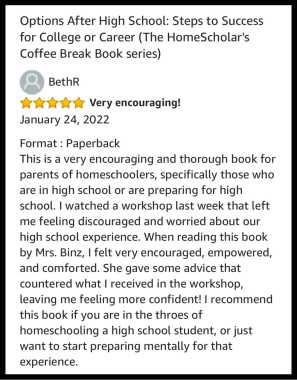 options after high school amazon review