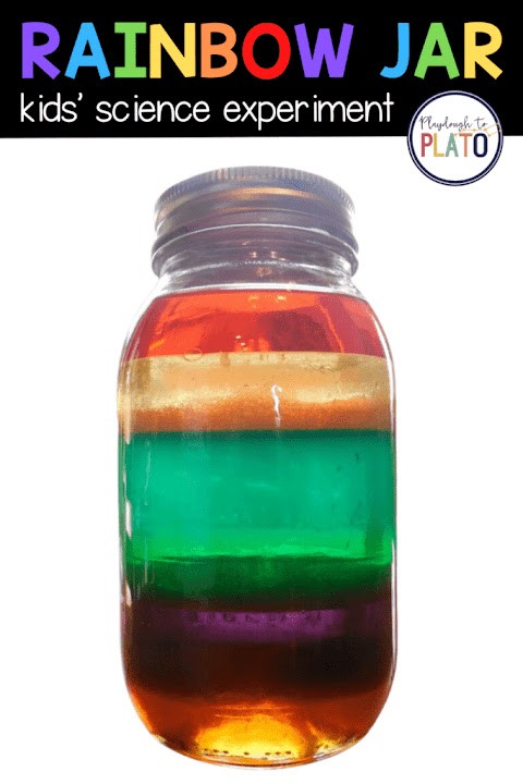 st. patrick's day activities for families rainbow jar