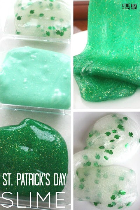 st. patrick's day activities for families slime