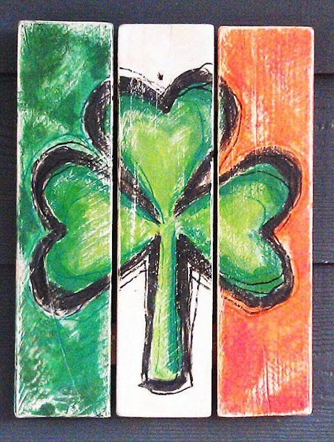 st. patrick's day activities for families Irish flag clover
