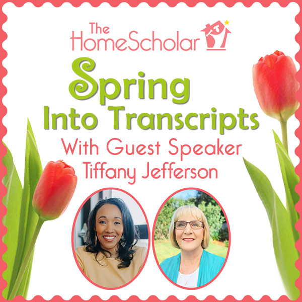 spring into homeschool transcripts title