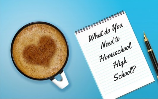 what do you need to homeschool high school coffee notebook