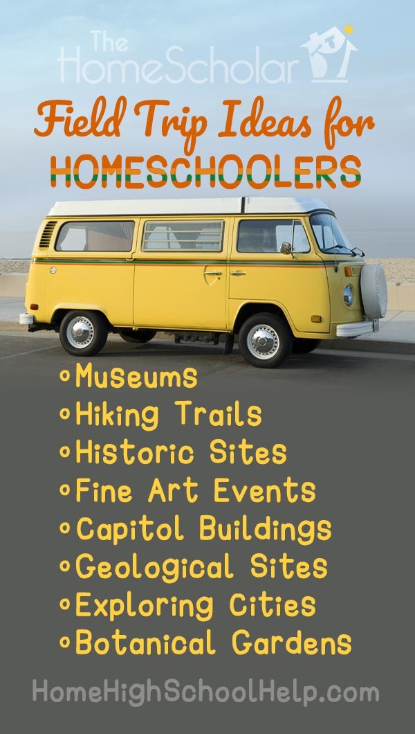 field trip ideas for homeschoolers pin