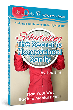 scheduling the secret to homeschool sanity 3d book cover
