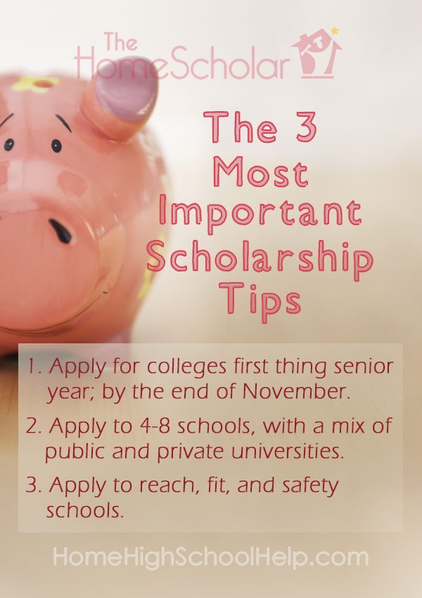 3 most important scholarship tips pin