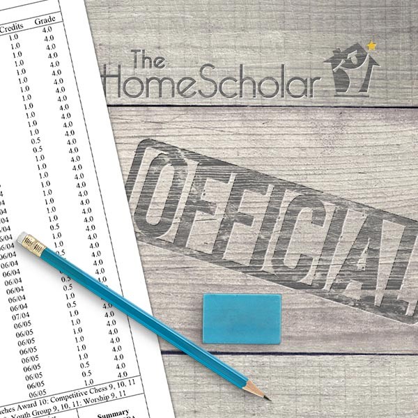 Creating An Official Transcript For Homeschool HS Blog