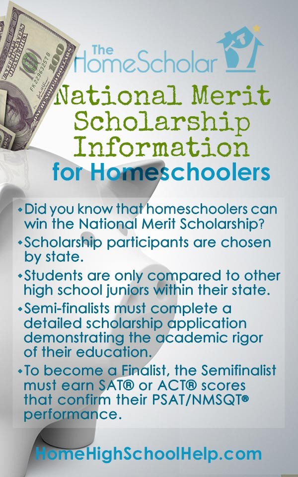 National Merit Scholarship Information for Homeschoolers