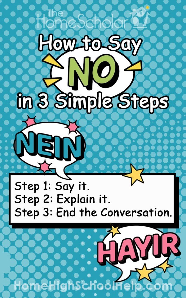 How to Say No in 3 Simple Steps