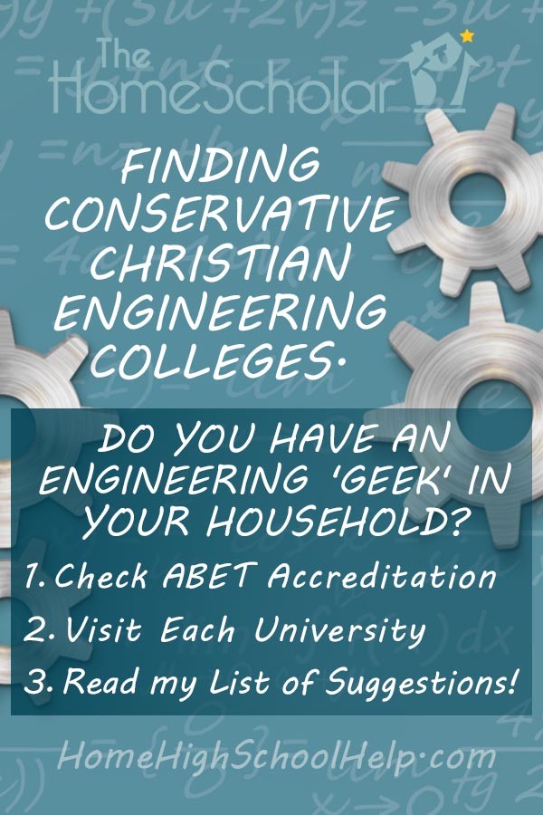 Conservative Christian Engineering Colleges