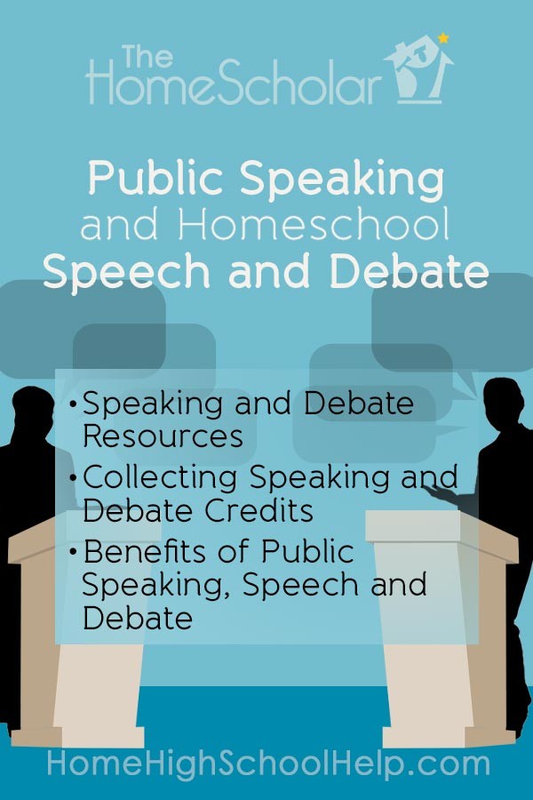 Public Speaking and Speech and Debate