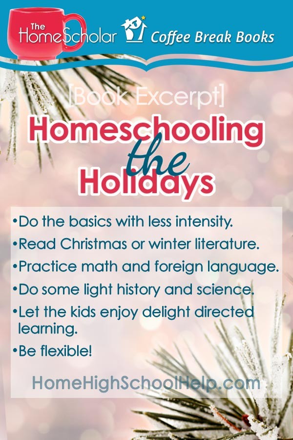 book excerpt homeschooling the holidays pin