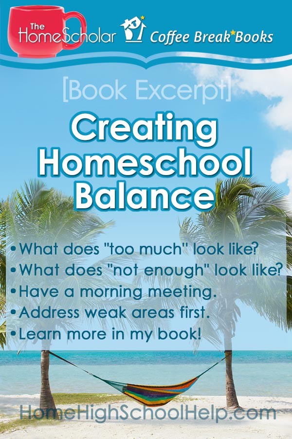 creating homeschool balance cbb pin