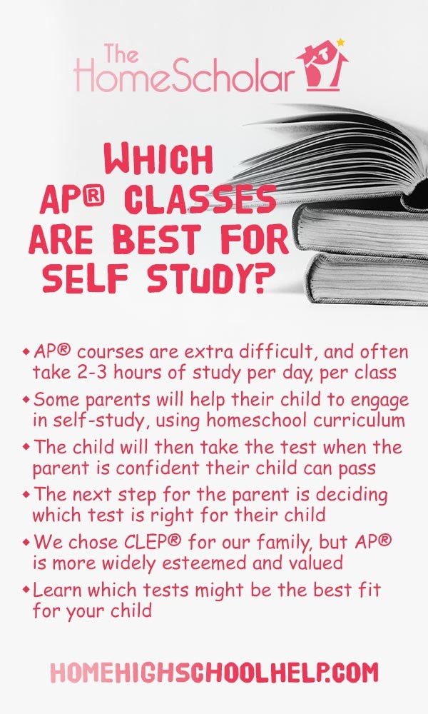 Which AP® Classes are Best for Self Study?