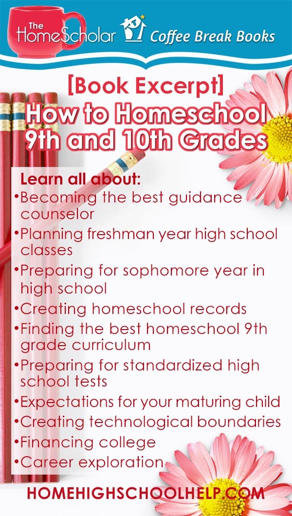 book excerpt how to homeschool 9th and 10th grades pin