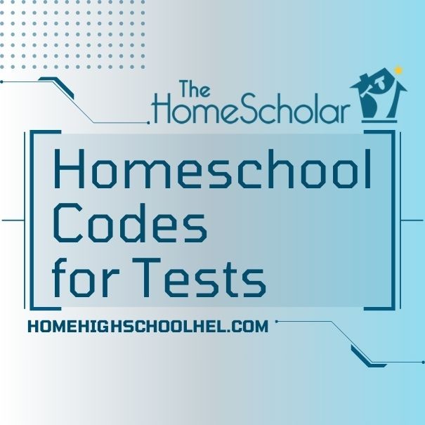 Homeschool Codes for Tests title